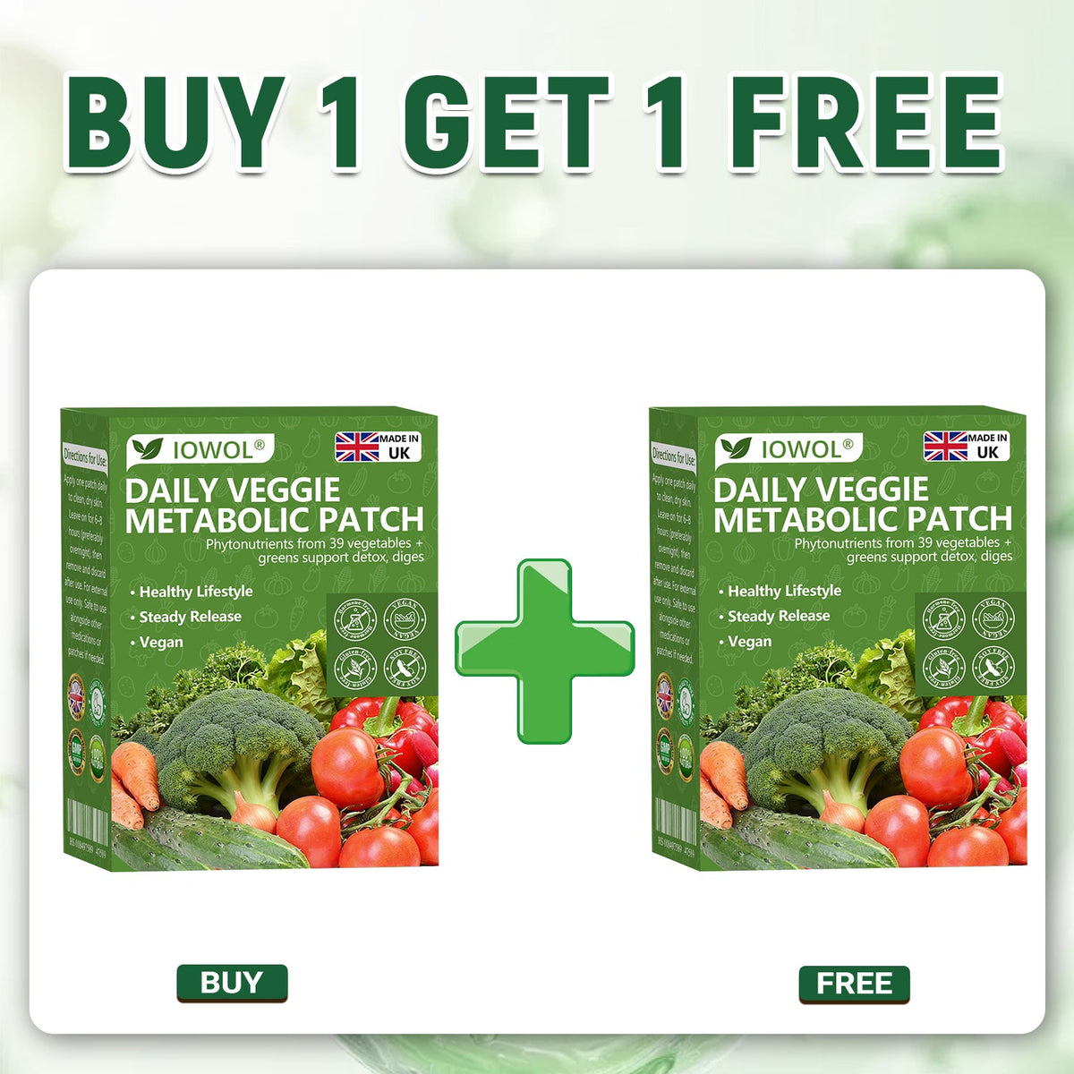 🥦𝐎𝐟𝐟𝐢𝐜𝐢𝐚𝐥 𝐒𝐭𝐨𝐫𝐞 | 𝐈𝐎𝐖𝐎𝐋® 𝐃𝐚𝐢𝐥𝐲 𝐕𝐞𝐠𝐞𝐭𝐚𝐛𝐥𝐞 𝐌𝐞𝐭𝐚𝐛𝐨𝐥𝐢𝐜 𝐏𝐚𝐭𝐜𝐡 𝐮𝐬𝐞𝐬 𝐨𝐫𝐠𝐚𝐧𝐢𝐜 𝐯𝐞𝐠𝐞𝐭𝐚𝐛𝐥𝐞 𝐞𝐱𝐭𝐫𝐚𝐜𝐭𝐬 𝐚𝐧𝐝 𝐩𝐡𝐲𝐭𝐨𝐧𝐮𝐭𝐫𝐢𝐞𝐧𝐭𝐬 𝐟𝐫𝐨𝐦 𝟑𝟗 𝐯𝐞𝐠𝐞𝐭𝐚𝐛𝐥𝐞𝐬 + 𝐠𝐫𝐞𝐞𝐧𝐬 𝐭𝐨 𝐬𝐮𝐩𝐩𝐨𝐫𝐭 𝐝𝐞𝐭𝐨𝐱, 𝐝𝐢𝐠𝐞𝐬𝐭𝐢𝐨𝐧 & 𝐦𝐞𝐭𝐚𝐛𝐨𝐥𝐢𝐜 𝐫𝐞𝐬𝐞𝐭, 𝐚𝐧𝐝 𝐛𝐨𝐨𝐬𝐭 𝐞𝐧𝐞𝐫𝐠𝐲 𝐟𝐨𝐫 𝐚𝐥𝐥-𝐝𝐚𝐲 𝐰𝐞𝐥𝐥𝐧𝐞𝐬𝐬.