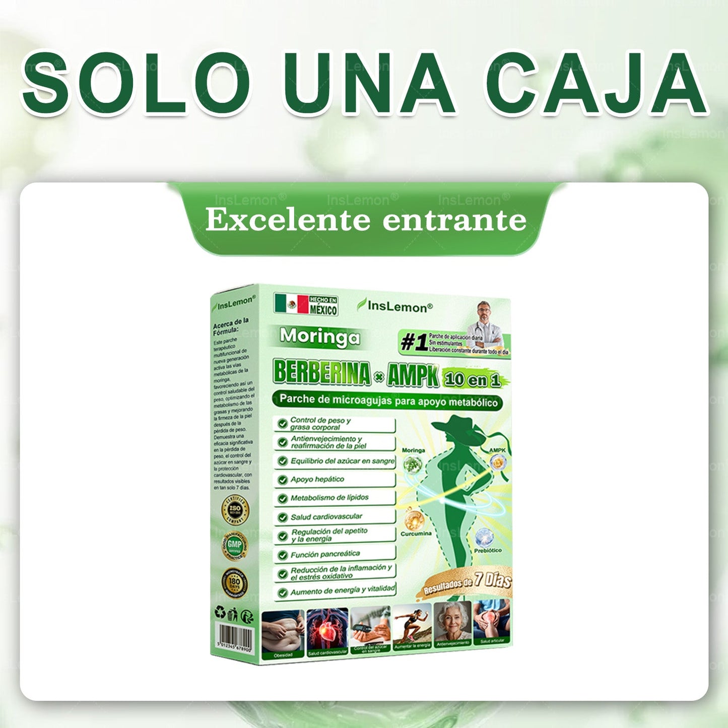 𝐈𝐧𝐬𝐋𝐞𝐦𝐨𝐧® 𝗠𝗼ringa × 𝗕𝗲𝗿𝗯𝗲𝗿𝗶𝗻𝗮 × 𝗔𝗠𝗣𝗞 Parche de Microagujas Nano | Soporte Metabólico 10 en 1🇲🇽(𝐒𝐨𝐥𝐨 𝐮𝐧𝐚 𝐯𝐞𝐳 𝐚𝐥 𝐝í𝐚, 𝐜𝐚𝐦𝐛𝐢𝐨𝐬 𝐯𝐢𝐬𝐢𝐛𝐥𝐞𝐬 𝐞𝐧 𝟕 𝐝í𝐚𝐬） ✅ 𝐏𝐚𝐫𝐚 𝐨𝐛𝐞𝐬𝐢𝐝𝐚𝐝, 🅟🅘🅔🅛 🅕🅛🅐́🅒🅘🅓🅐, 𝐝𝐢𝐚𝐛𝐞𝐭𝐞𝐬, 𝐚𝐩𝐧𝐞𝐚 𝐝𝐞𝐥 𝐬𝐮𝐞ñ𝐨, 𝐩𝐫𝐨𝐛𝐥𝐞𝐦𝐚𝐬 𝐚𝐫𝐭𝐢𝐜𝐮𝐥𝐚𝐫𝐞𝐬 𝐲 𝐦á𝐬🔥