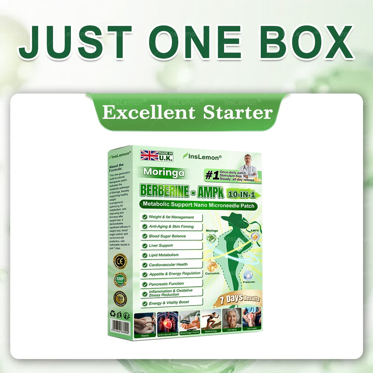 𝐈𝐧𝐬𝐋𝐞𝐦𝐨𝐧® 𝗠𝗼𝗿𝗶𝗻𝗴𝗮 × 𝗕𝗲𝗿𝗯𝗲𝗿𝗶𝗻𝗲 × 𝗔𝗠𝗣𝗞 𝟭𝟬-𝗶𝗻-𝟭 𝗠𝗲𝘁𝗮𝗯𝗼𝗹𝗶𝗰 𝗦𝘂𝗽𝗽𝗼𝗿𝘁 𝗡𝗮𝗻𝗼 𝗠𝗶𝗰𝗿𝗼𝗻𝗲𝗲𝗱𝗹𝗲 𝗣𝗮𝘁𝗰𝗵🇬🇧(𝐉𝐮𝐬𝐭 𝐨𝐧𝐜𝐞 𝐚 𝐝𝐚𝐲, 𝐯𝐢𝐬𝐢𝐛𝐥𝐞 𝐜𝐡𝐚𝐧𝐠𝐞𝐬 𝐢𝐧 𝟕 𝐝𝐚𝐲𝐬） ✅ 𝐅𝐨𝐫 𝐨𝐛𝐞𝐬𝐢𝐭𝐲, 🅛🅞🅞🅢🅔 🅢🅚🅘🅝, 𝐝𝐢𝐚𝐛𝐞𝐭𝐞𝐬, 𝐬𝐥𝐞𝐞𝐩 𝐚𝐩𝐧𝐞𝐚, 𝐣𝐨𝐢𝐧𝐭 𝐢𝐬𝐬𝐮𝐞𝐬, 𝐚𝐧𝐝 𝐦𝐨𝐫𝐞⭐⭐⭐⭐⭐