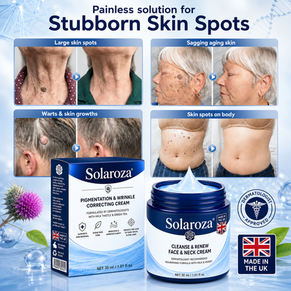 🧑‍⚕️ 𝐒𝐨𝐥𝐚𝐫𝐨𝐳𝐚® 7-Day Skin Tag & Pigmentation Removal Cream (Painless Formula – Scar-Free) 🇬🇧🧊🧊